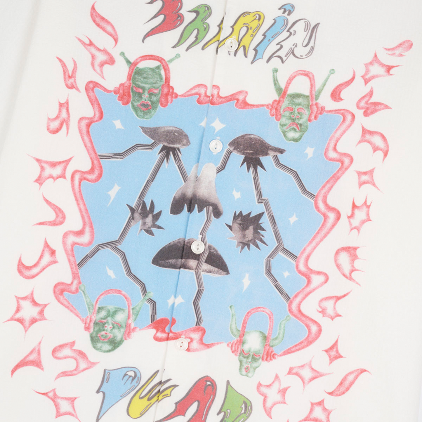 Brain Dead Devil Ears Shirt - Multi