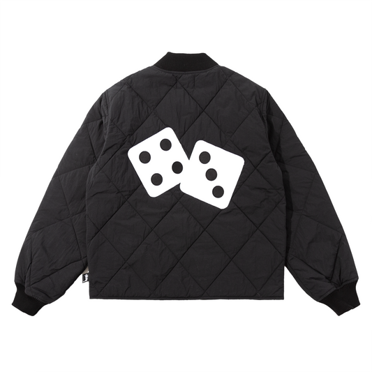 Stüssy Dice Quilted Liner jacket - Black