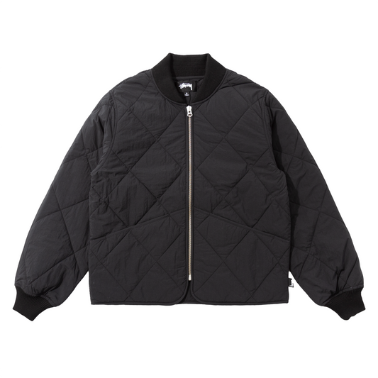 Stüssy Dice Quilted Liner jacket - Black