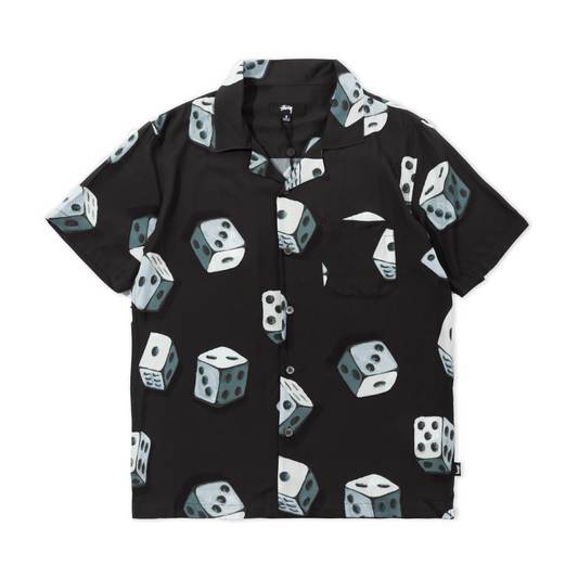 Stüssy Dice Pattern Shirt - Black