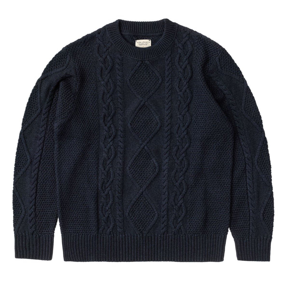 Nudie Jeans Co. Didrik Braided Jumper - Indigo