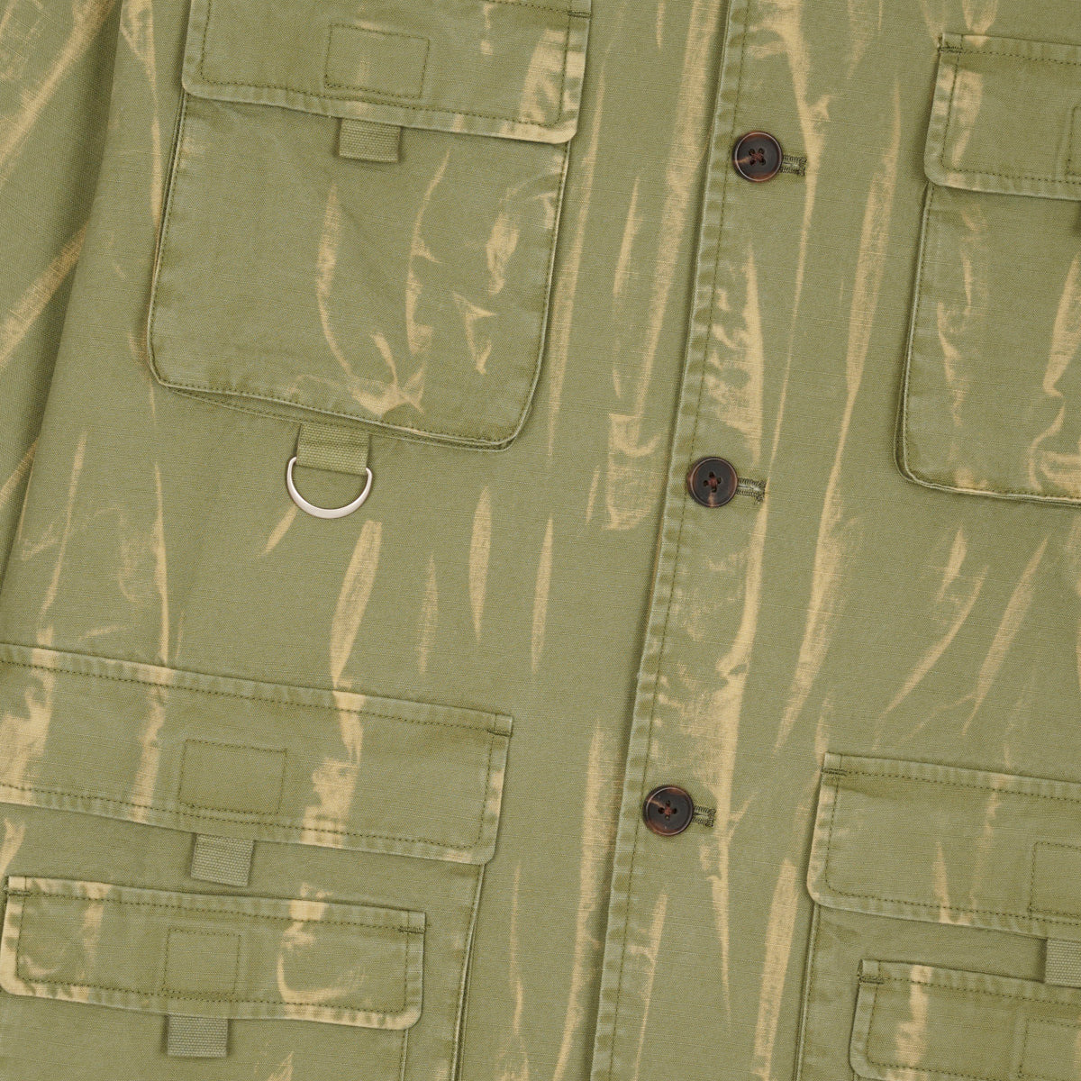 Brain Dead Discharge Fatigue Overshirt - Olive