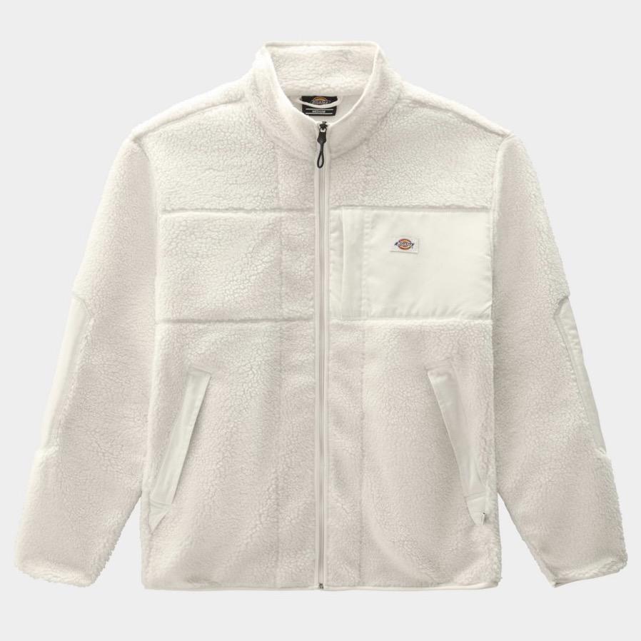 Dickies Red Chute Sherpa Fleece - Ecru