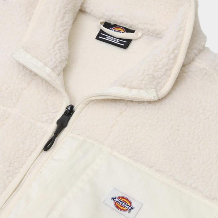 Dickies Red Chute Sherpa Fleece - Ecru