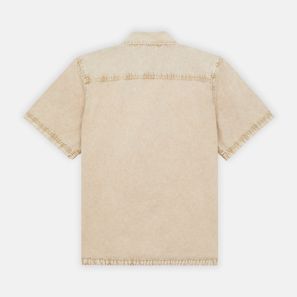 Dickies Newington S/S Shirt - Sandstone Double Dyed Acid