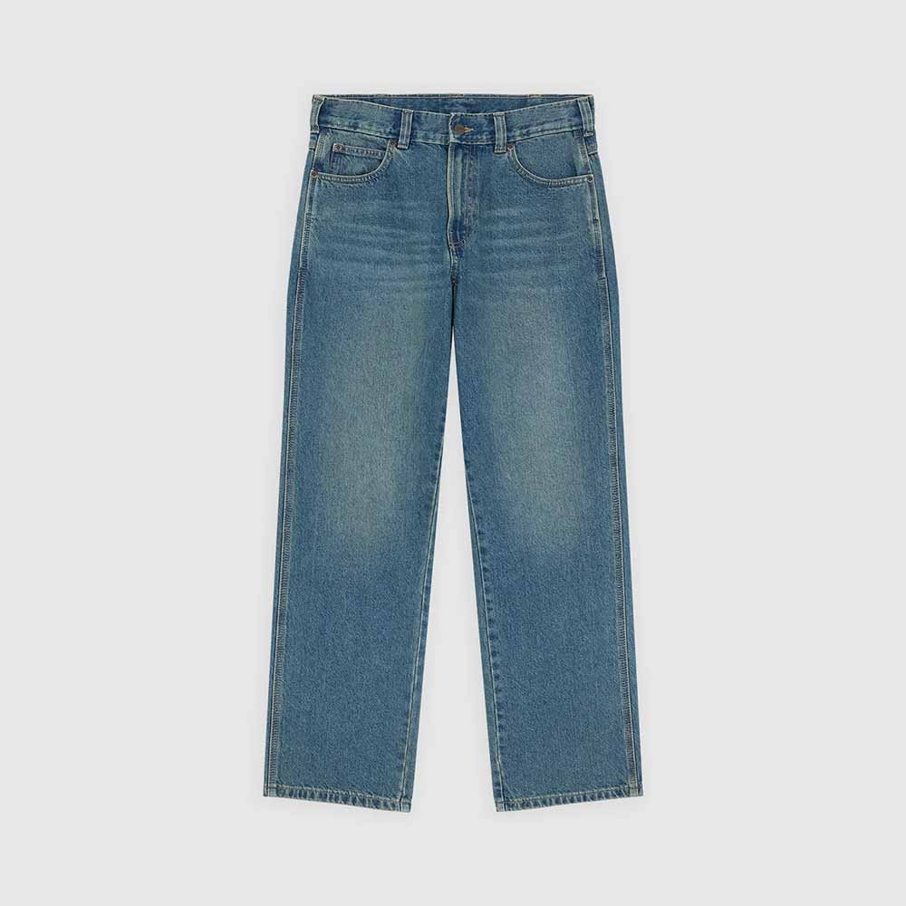 Dickies 954 Rlx Straight Work Jean - Khaki Blue