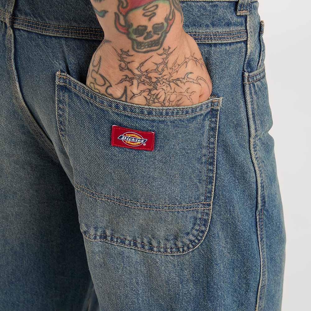 Dickies 954 Rlx Straight Work Jean - Khaki Blue