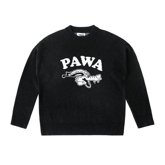 PAWA Speed Sports Doggo Knit Sweater - Black
