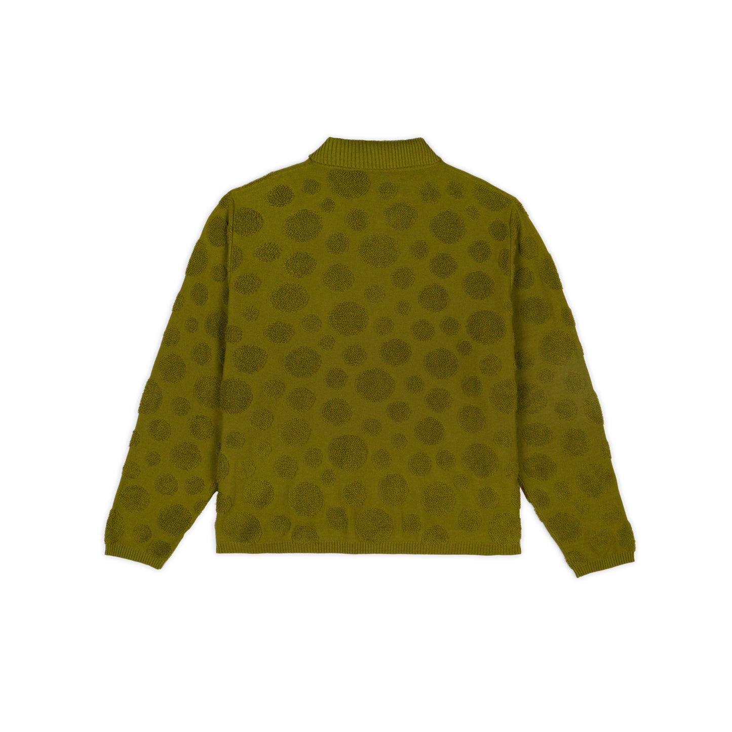 Brain Dead Dot Half-Zip Sweater - Moss