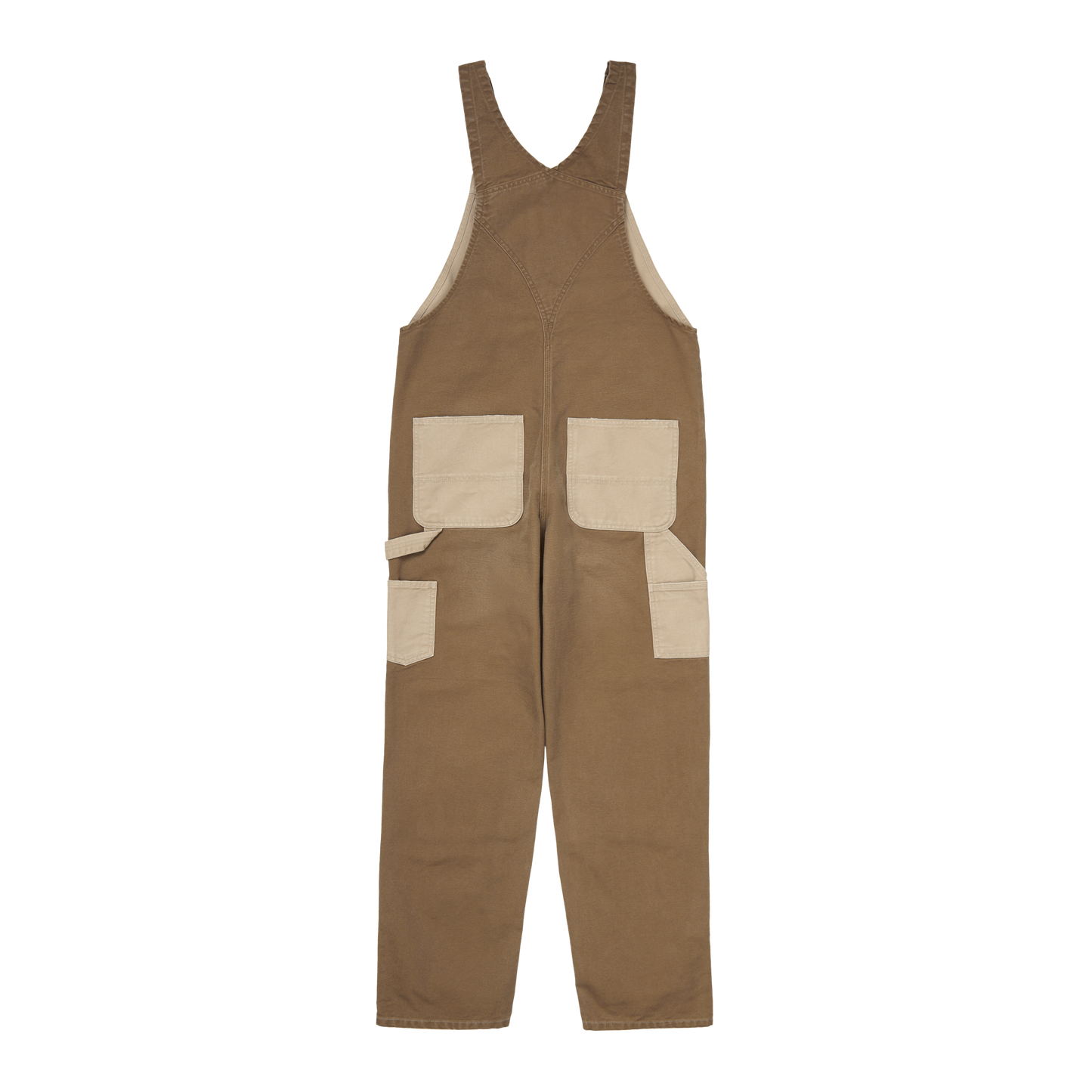Carhartt WIP Double Knee Bib Overall - Dusty Hamilton Brown