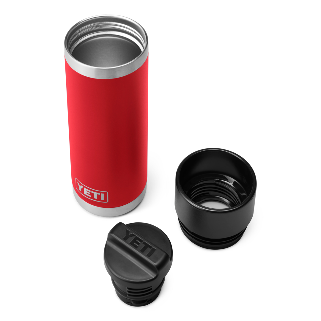 YETI Rambler 18oz Bottle With Hot Shot Cap - Rescue Red