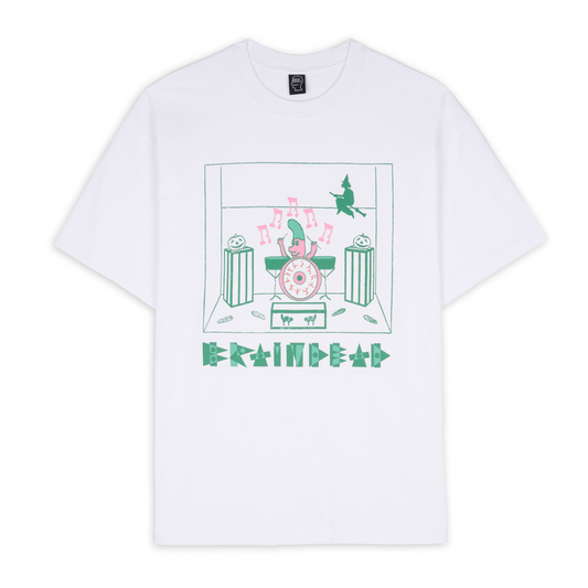Brain Dead Drummer Boy T-Shirt - White