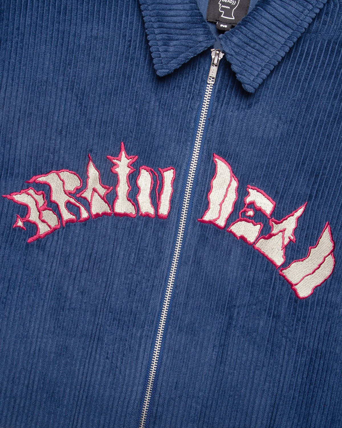 Brain Dead Cobblestone Cord Zip Jacket - Purple