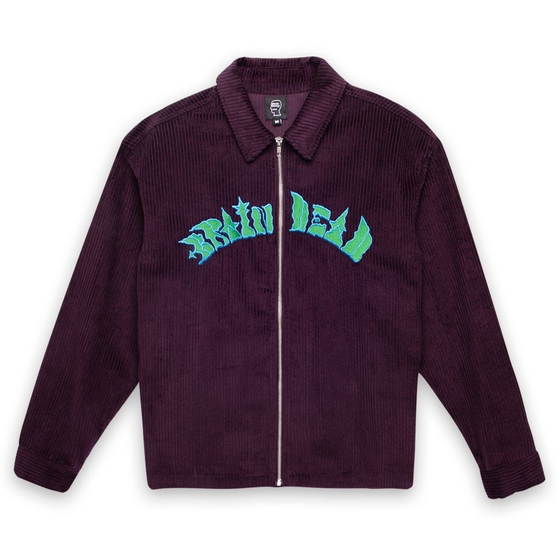 Brain Dead Cobblestone Cord Zip Jacket - Purple