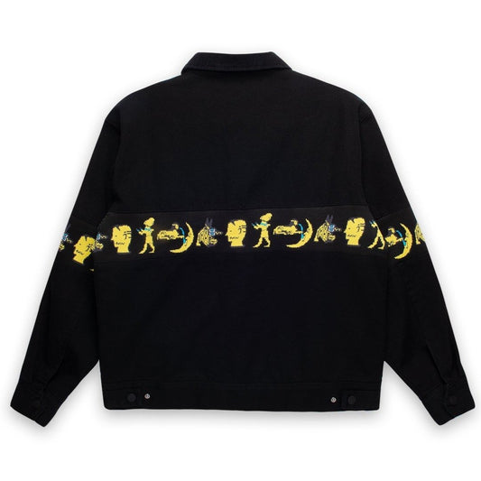 Brain Dead Egyptian Canvas Jacket - Washed Black