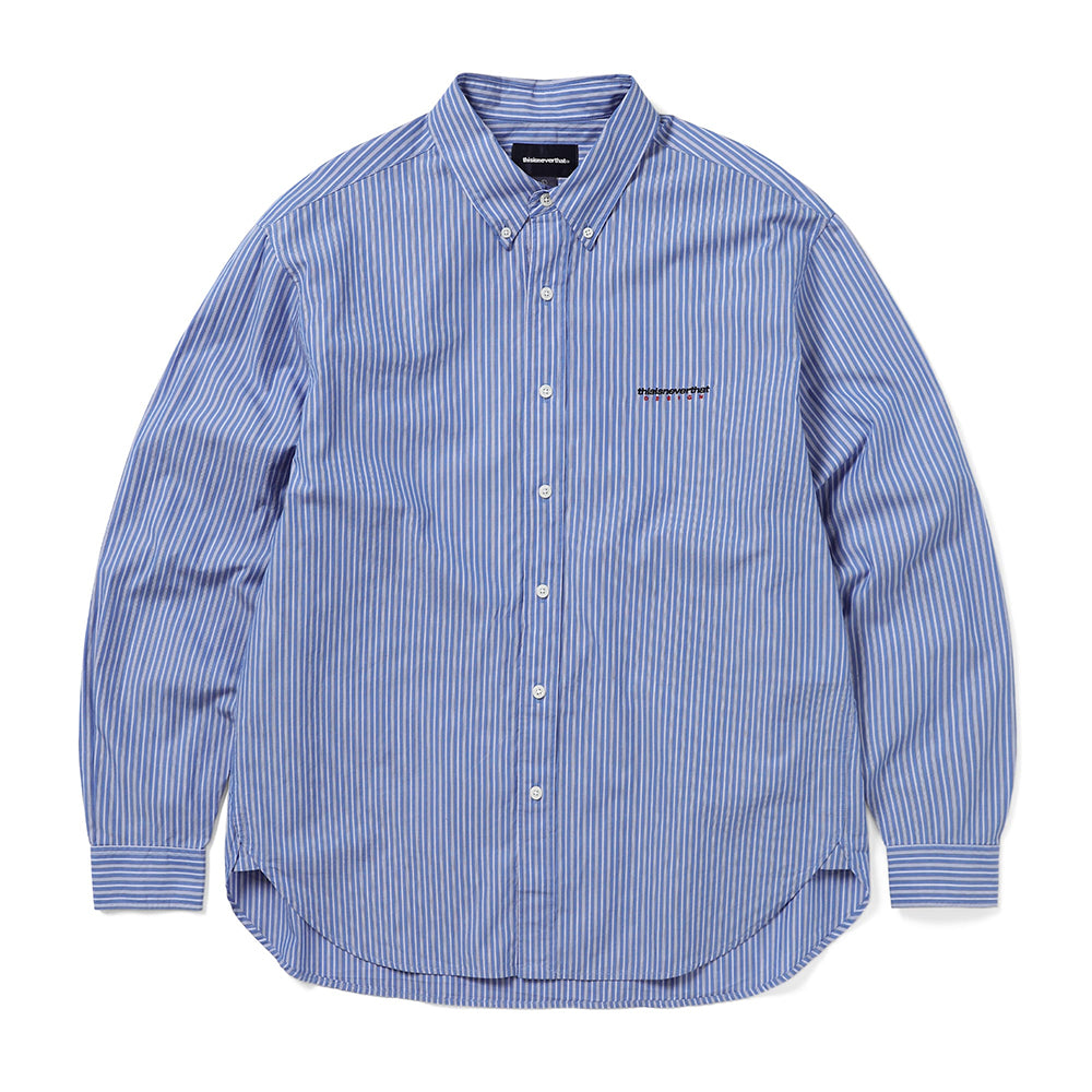 TINT DSN Striped Shirt - Blue