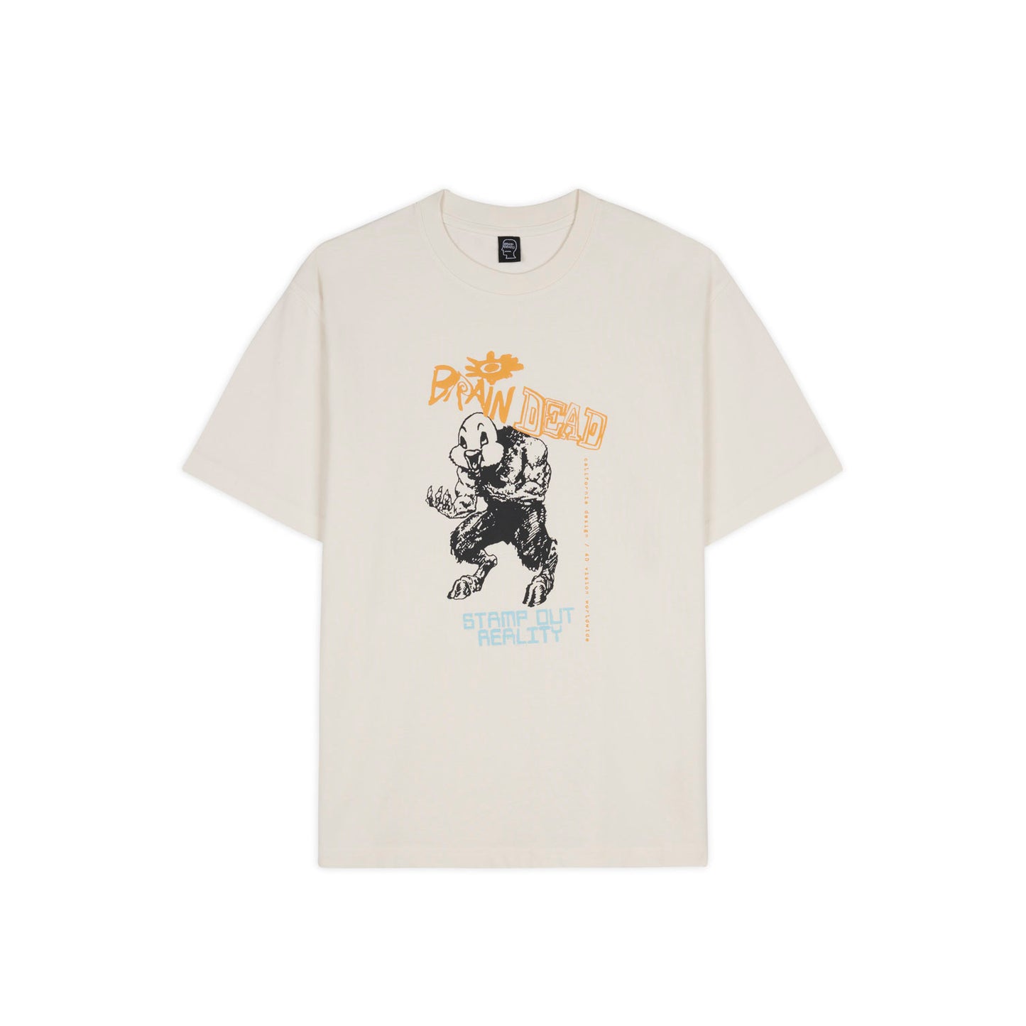 Brain Dead Duck Beast T-Shirt - Natural