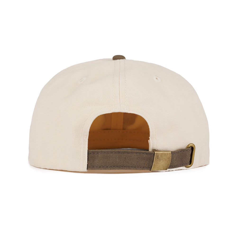 Brain Dead Duck Face 6 Panel Hat - Natural