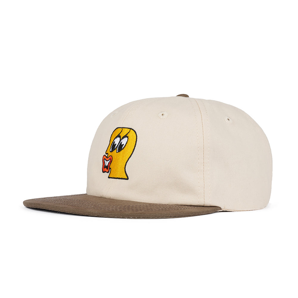 Brain Dead Duck Face 6 Panel Hat - Natural