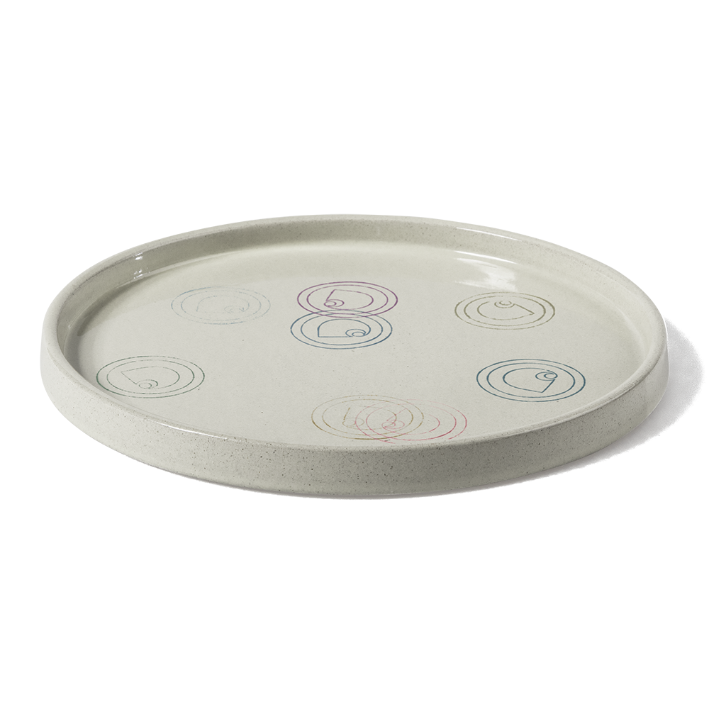 Carhartt WIP Duel Brunch Plate - Stoneware Multi