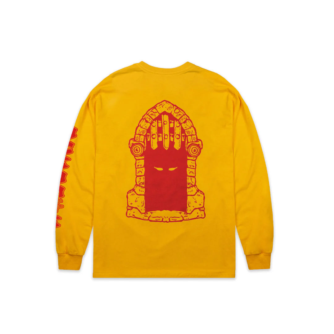 Dungeon Portcullis LS Tee - Orange