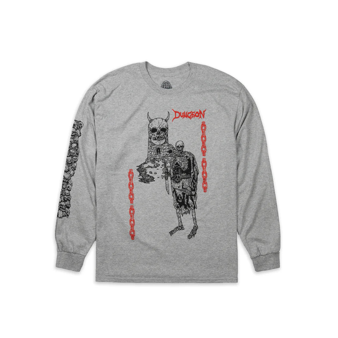 Dungeon Tyranny LS Tee - Grey