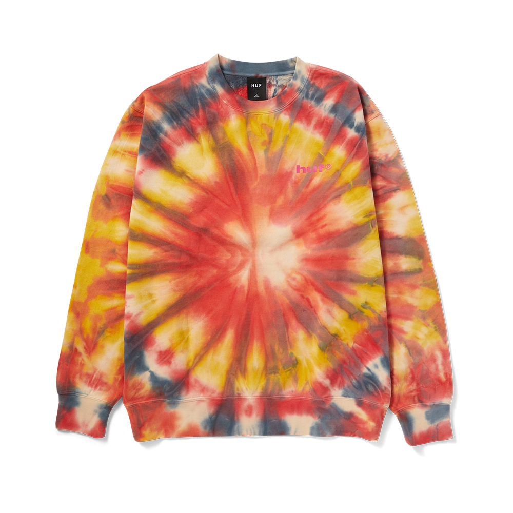 HUF Dye Guy Crewneck Sweatshirt - Orange