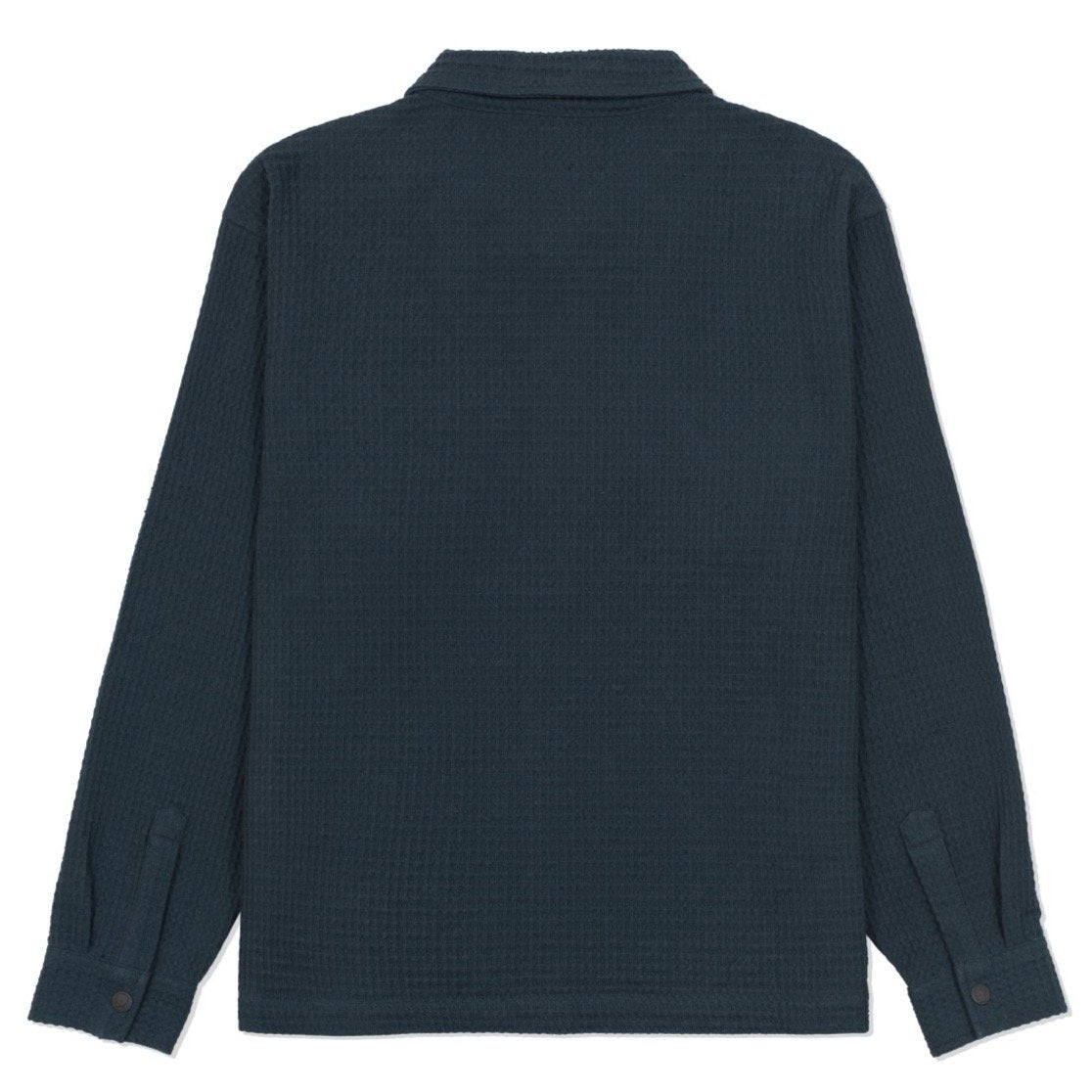 Brain Dead Waffle Snap Front Shirt - Navy
