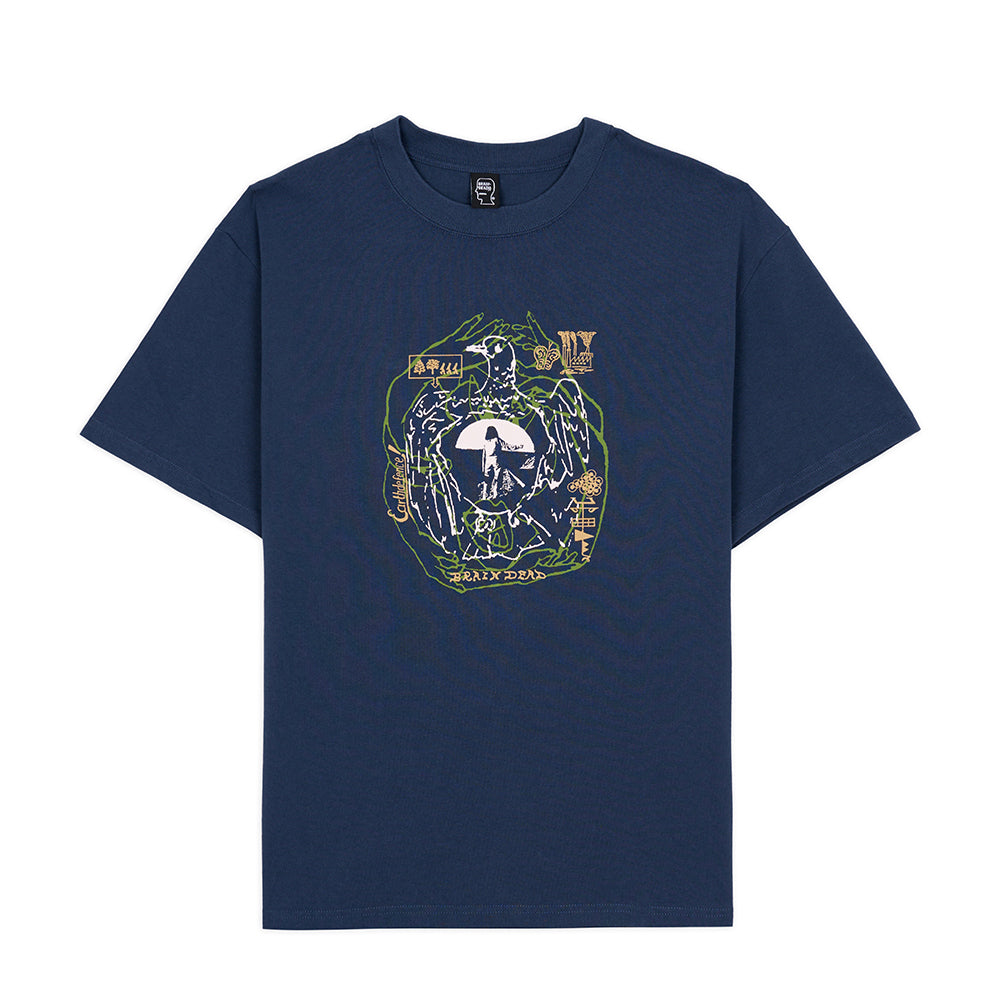 Brain Dead Earth Defence T-Shirt - Slate