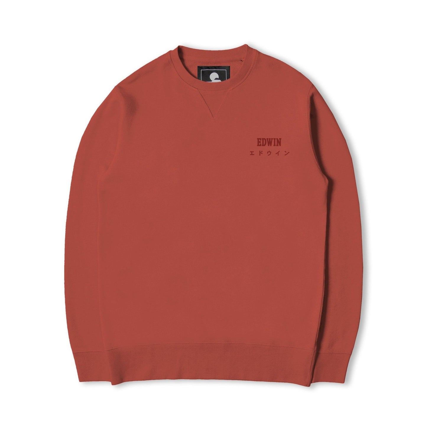 Edwin Base Crew Sweatshirt - Burnished Sunset