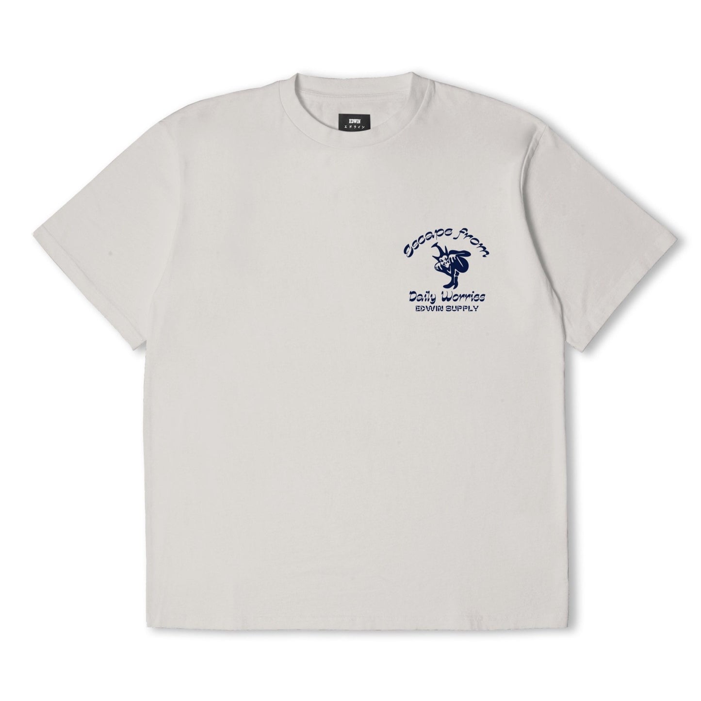 Edwin Keep It Surreal T-Shirt - Silver Grey