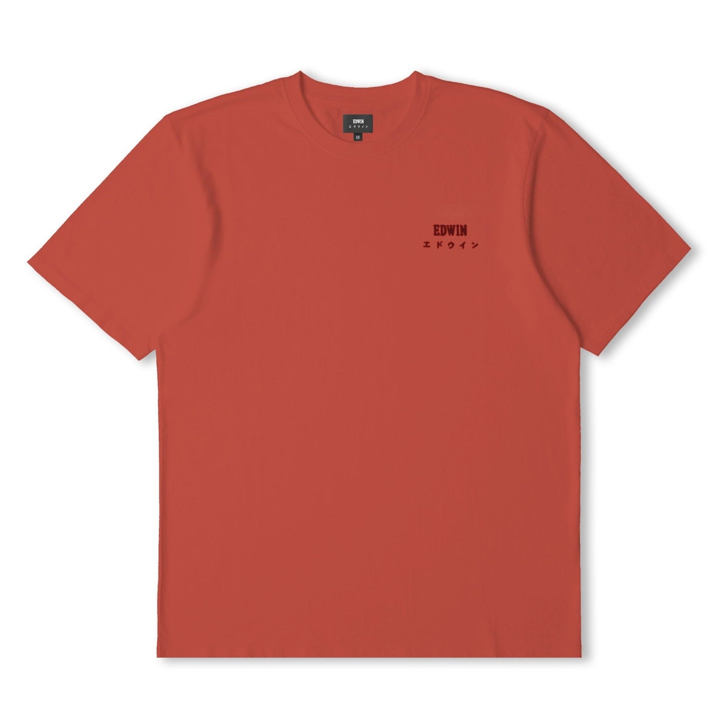 Edwin Logo Chest T-Shirt - Burnished Sunset