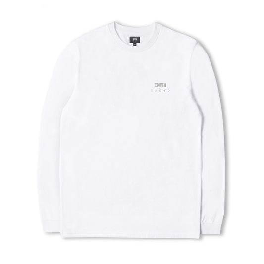 Edwin Logo Chest LS T-Shirt