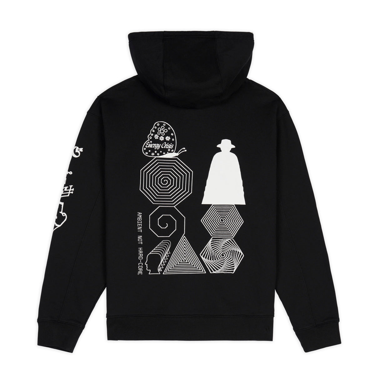 Brain Dead Electronique Hoodie - Black