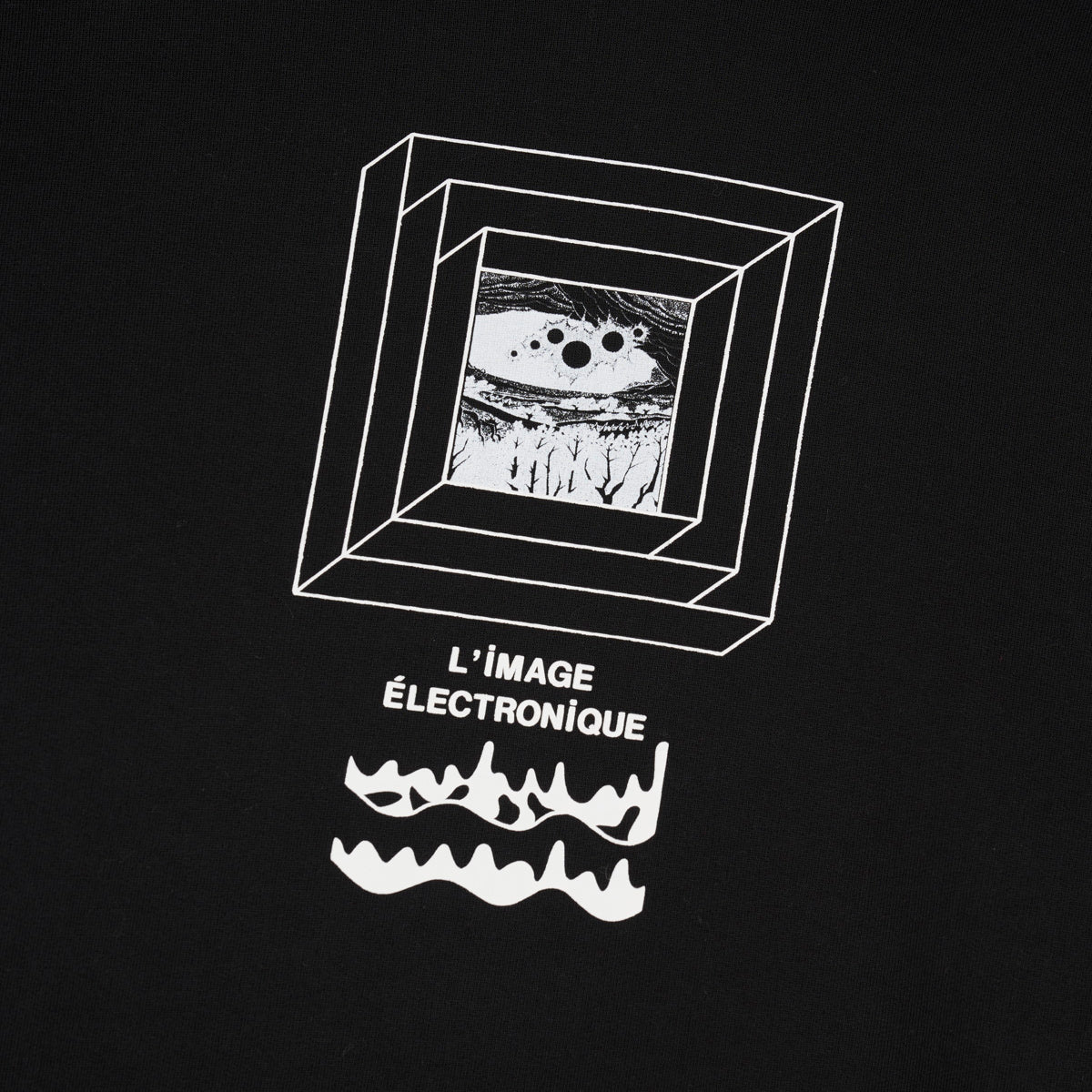Brain Dead Electronique Hoodie - Black