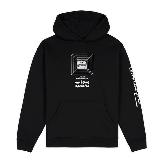Brain Dead Electronique Hoodie - Black