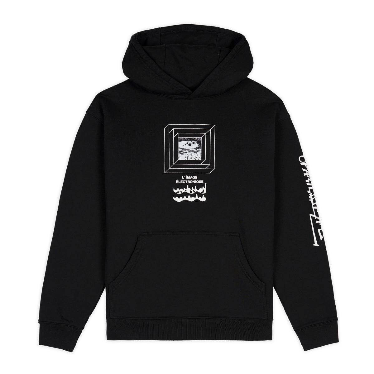 Brain Dead Electronique Hoodie - Black