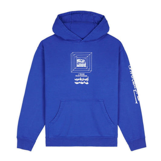 Brain Dead Electronique Hoodie - Navy