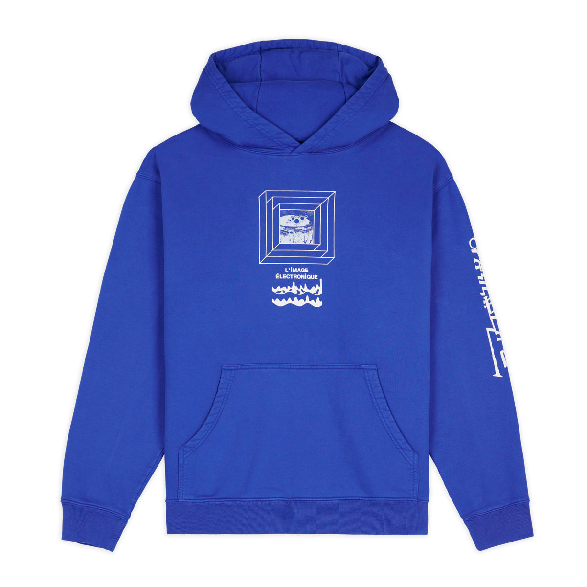 Brain Dead Electronique Hoodie - Navy