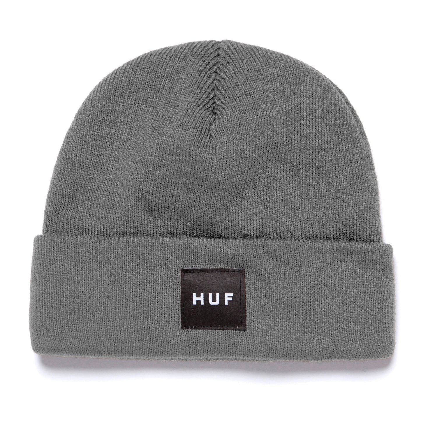 HUF Essentials Box Logo Beanie - Grey Heather
