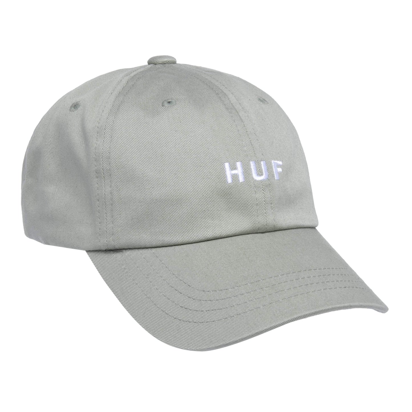 HUF OG Logo Curved Visor 6 Panel - Black