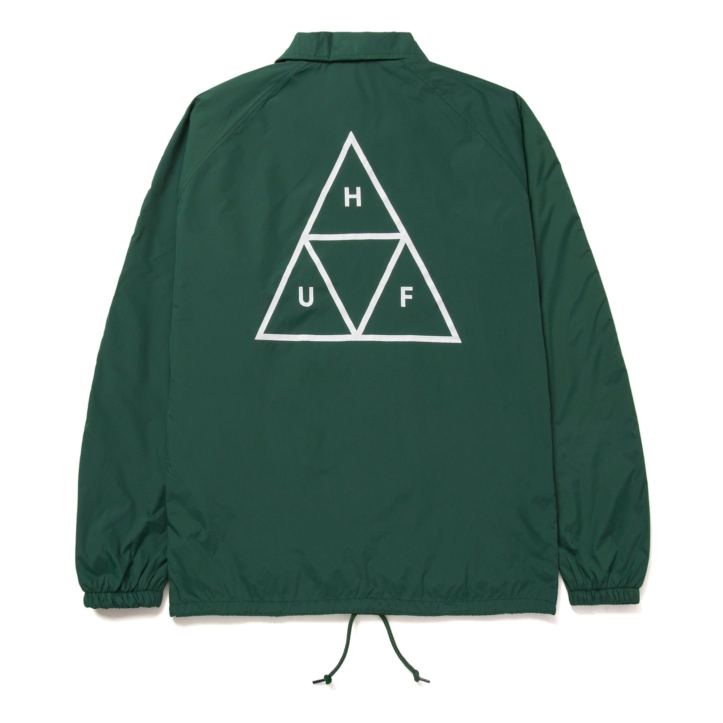 HUF Essentials Triple Triangle Coach Jacket - Forest Green