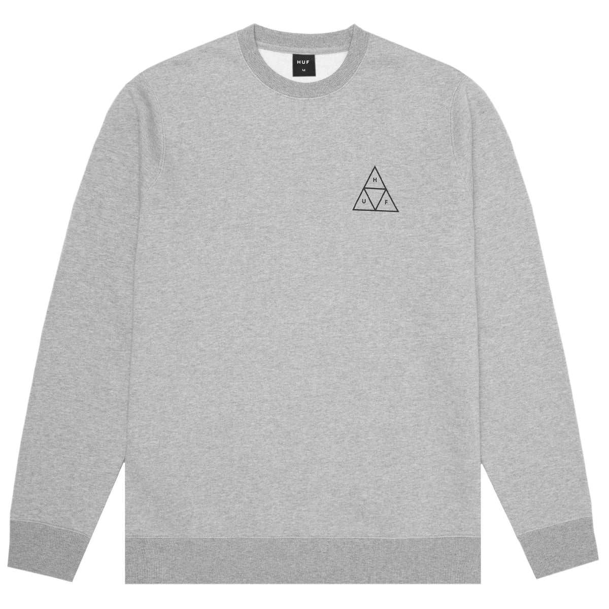 HUF Essentials Triple Triangle Sweatshirt - Grey Heather