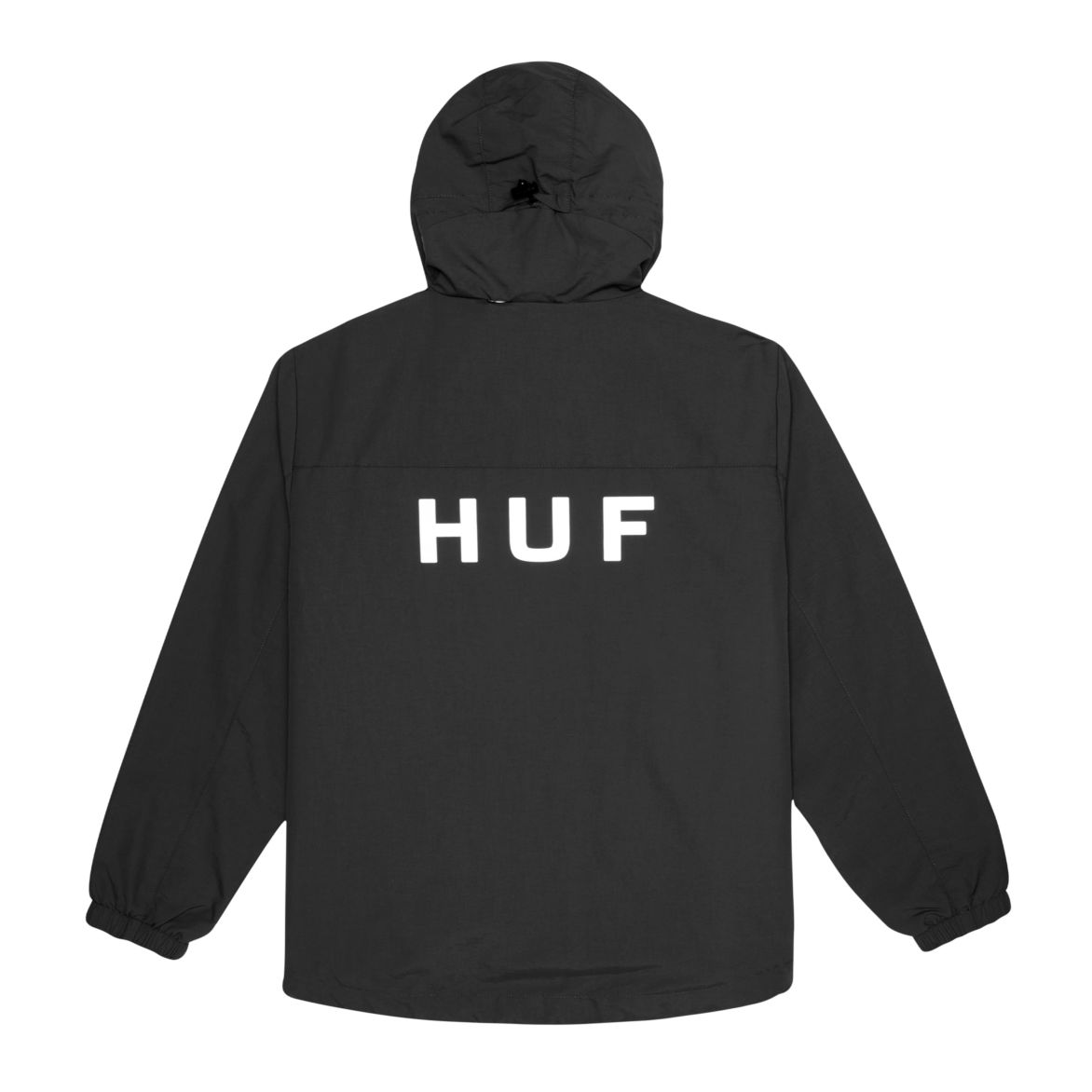 HUF Essentials Zip Standard Shell Jacket - Black