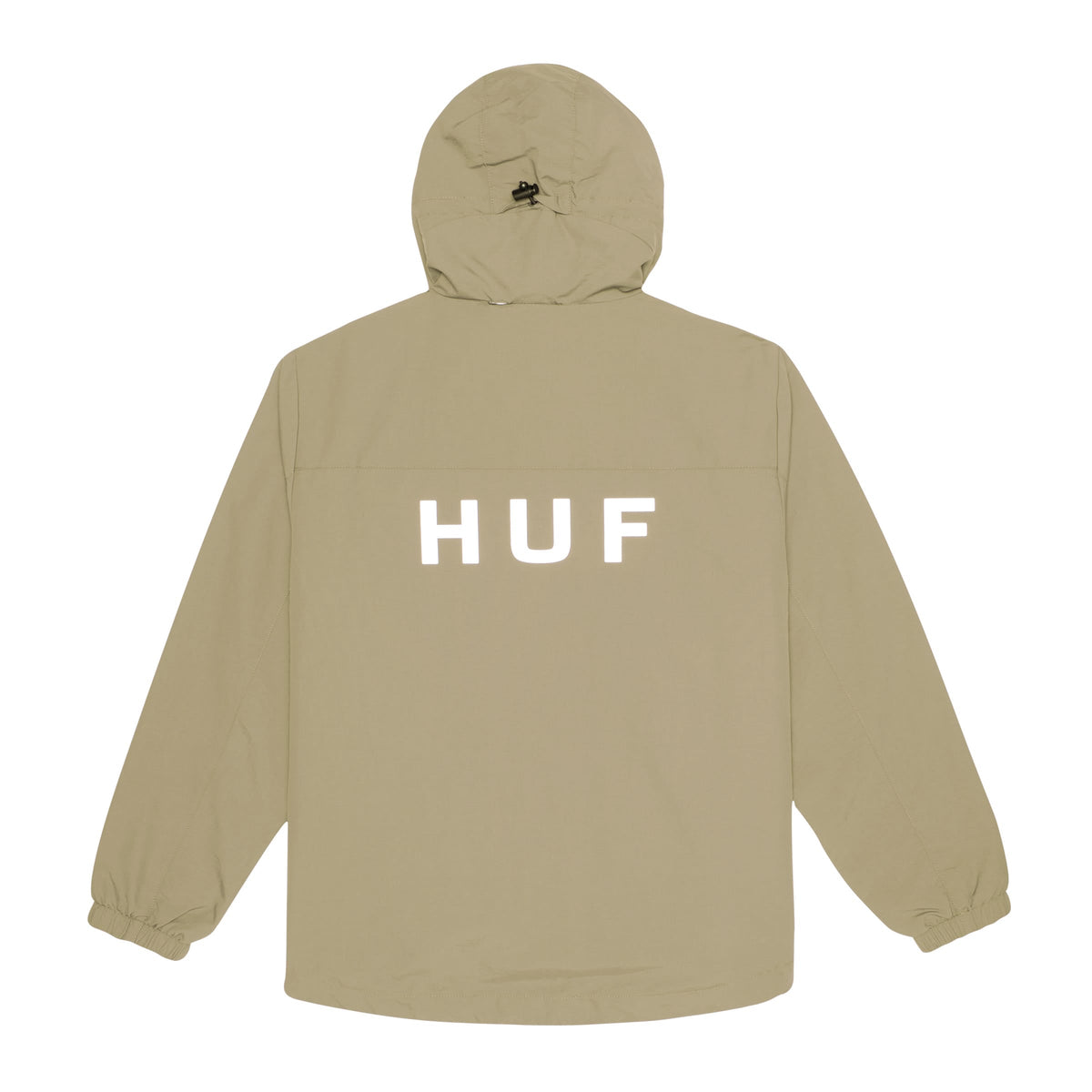 HUF Essentials Zip Standard Shell Jacket - Khaki