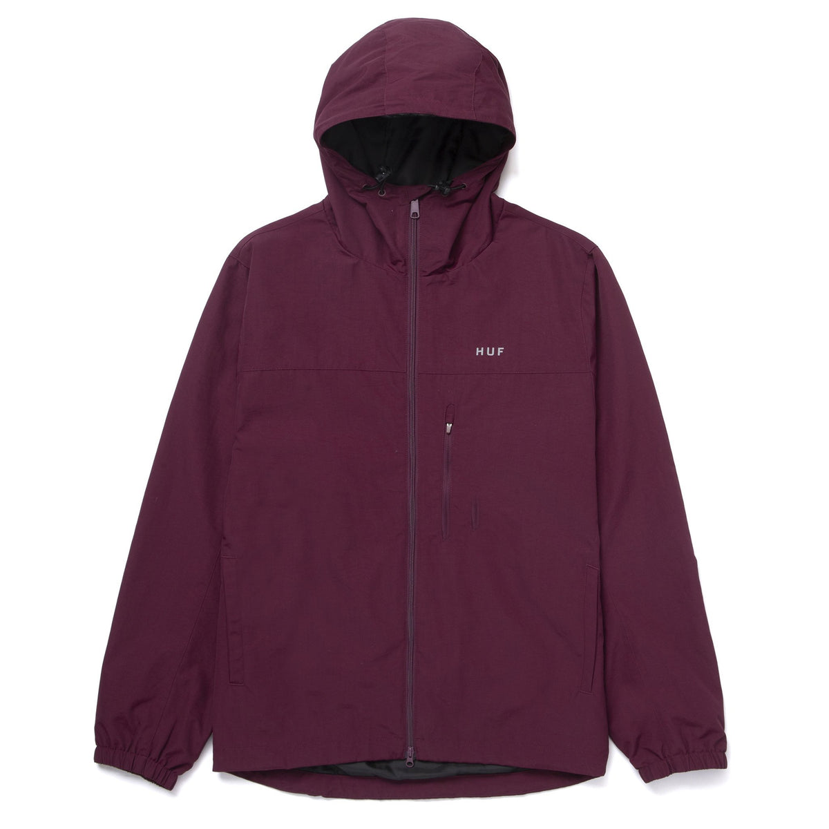 HUF Essentials Zip Standard Shell - Merlot