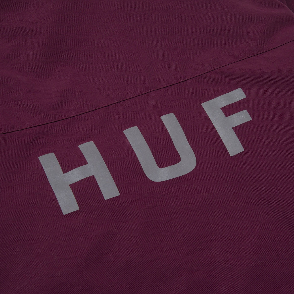 HUF Essentials Zip Standard Shell - Merlot