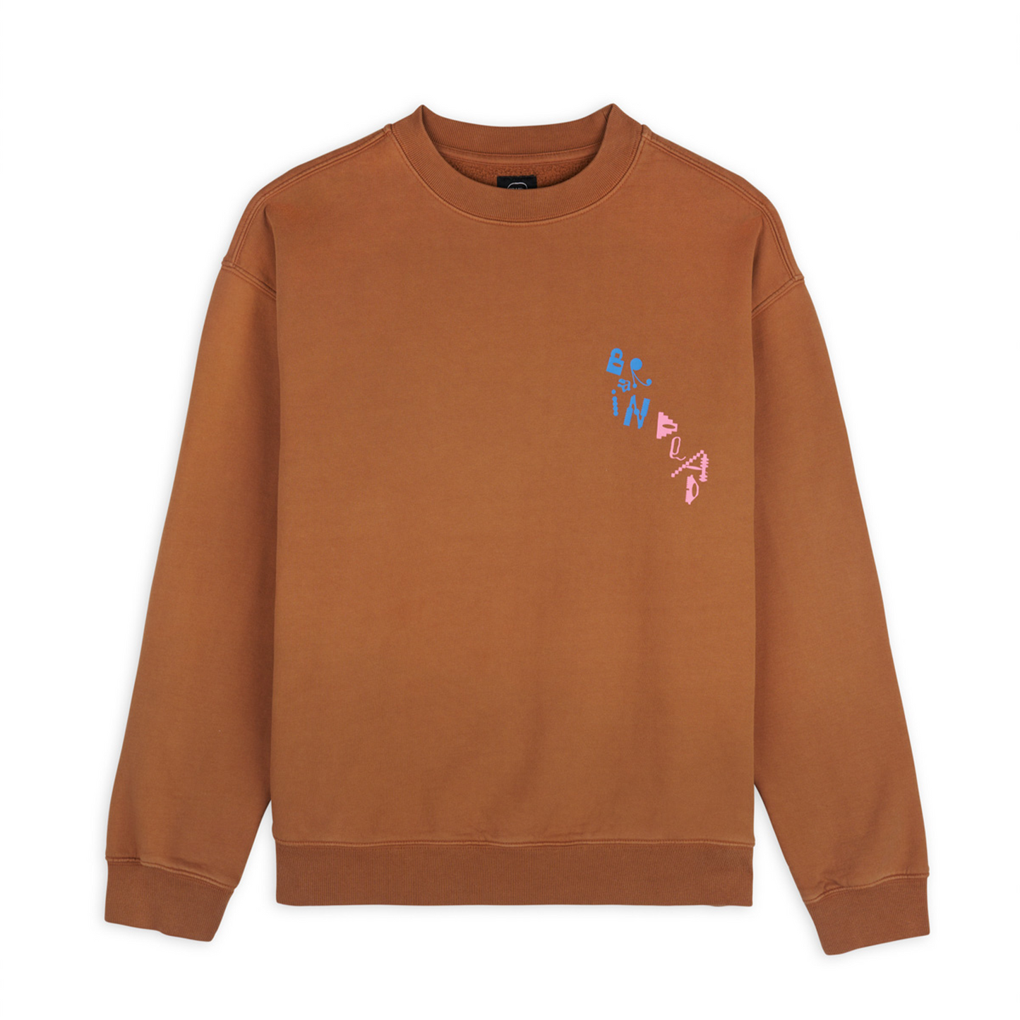 Brain Dead ET Crew Sweatshirt - Brown