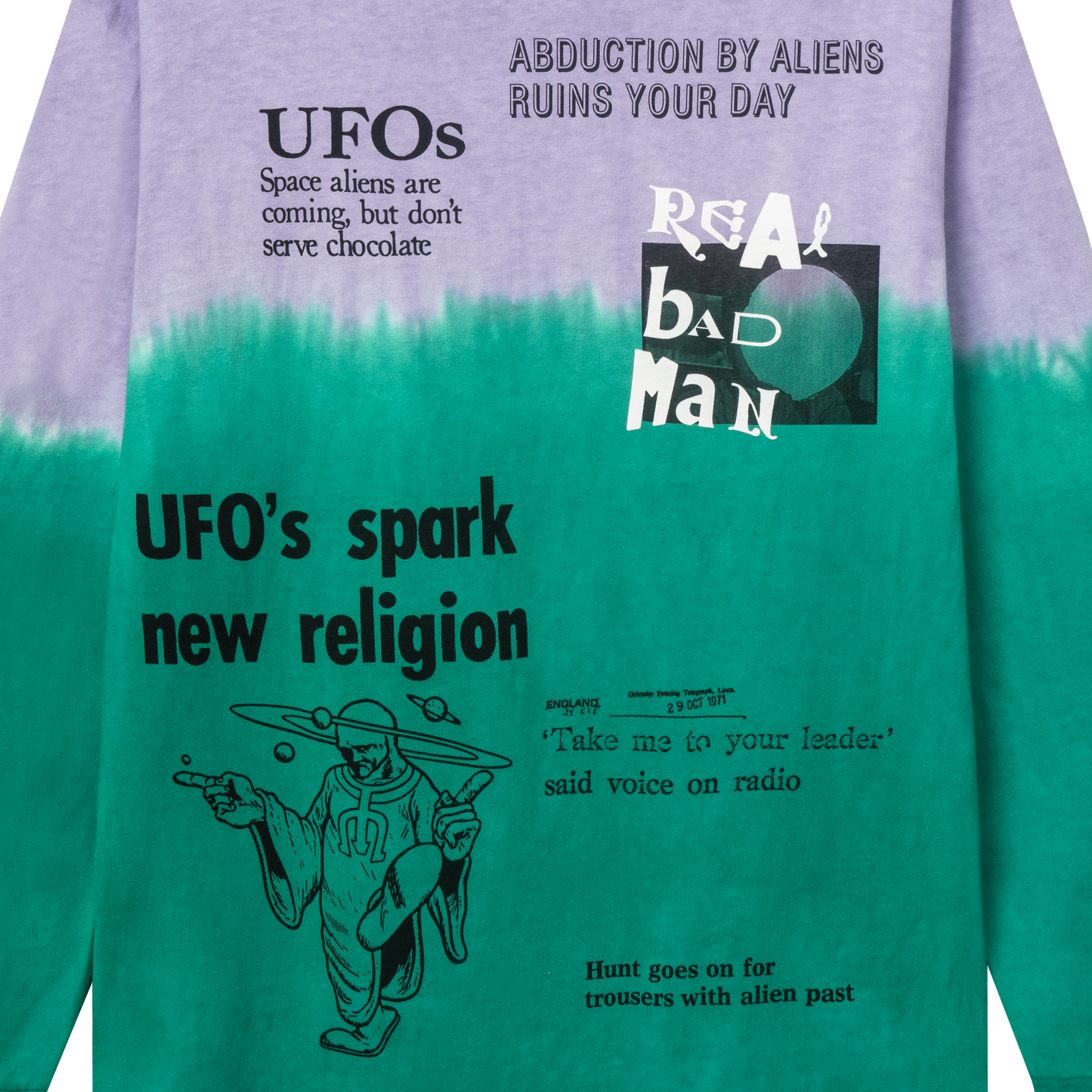 Real Bad Man Extraterrestrial Shit LS T-Shirt