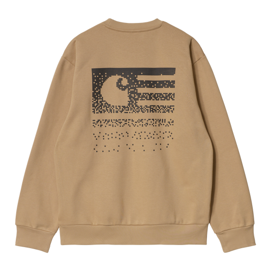 Carhartt WIP Fade State Sweatshirt - Dusty Hamilton Brown